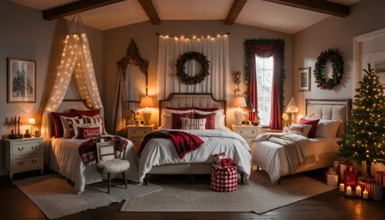 27 Festive Cozy Christmas Bedroom Ideas You’ll Love This Season