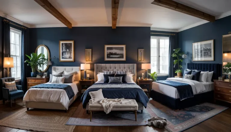 17 Elegant Navy Blue Bedroom Ideas for a Cozy Luxe Look