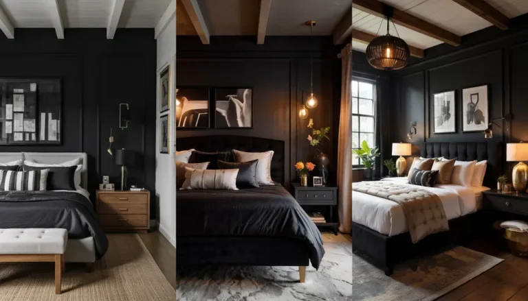 20 Moody Black Bedroom Ideas for a Luxe Modern Retreat 