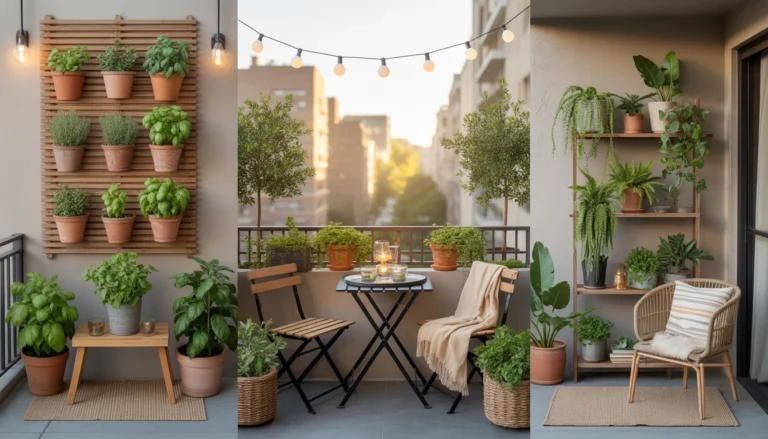 19 Lush Small Balcony Garden Ideas for a Cozy Green Escape