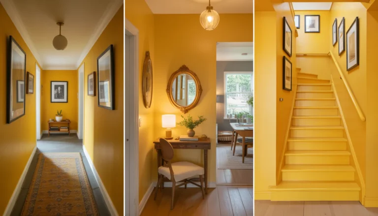16 Sunny Yellow Hallway Decor Ideas for a Cheerful Home