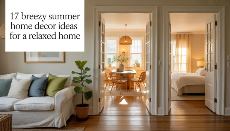 17 Breezy Summer Home Decor Ideas for a Relaxed Home