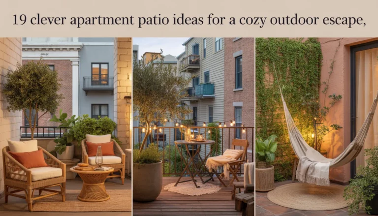 19 Clever Apartment Patio Ideas for a Cozy Outdoor Escape