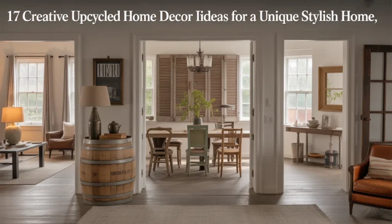 17 Creative Upcycled Home Decor Ideas for a Unique Stylish Home