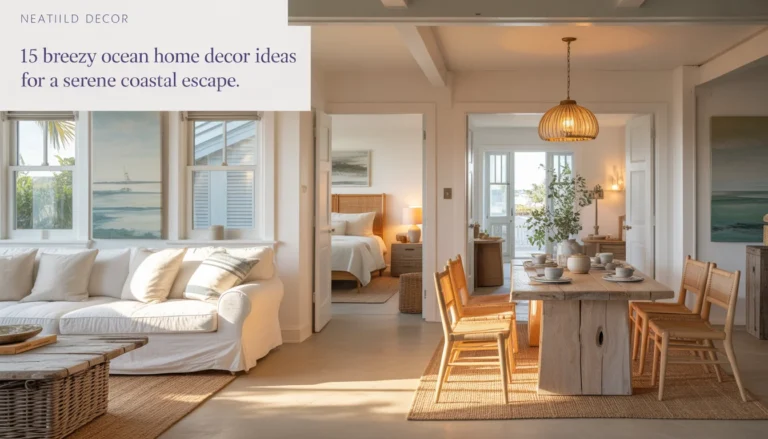 15 Breezy Ocean Home Decor Ideas for a Serene Coastal Escape