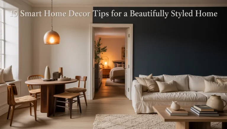 15 Smart Home Decor Tips for a Beautifully Styled Home
