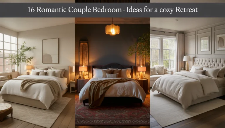 16 Romantic Couple Bedroom Ideas for a Cozy Retreat