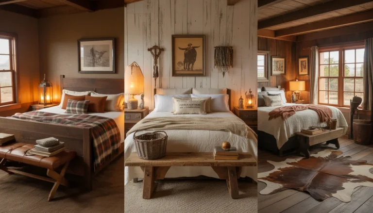 17 Rustic Western Bedroom Ideas for a Cozy Ranch Style Look