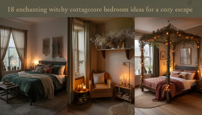 18 Enchanting Witchy Cottagecore Bedroom Ideas for a Cozy Escape