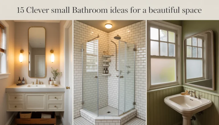 15 Clever Small Bathroom Ideas for a Beautiful Space