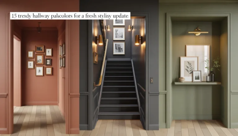 15 Trendy Hallway Paint Colors for a Fresh Stylish Update