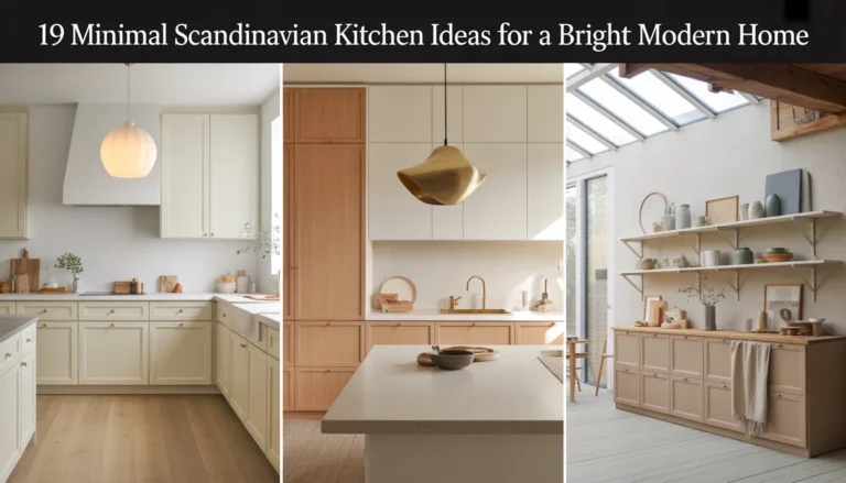 19 Minimal Scandinavian Kitchen Ideas for a Bright Modern Home