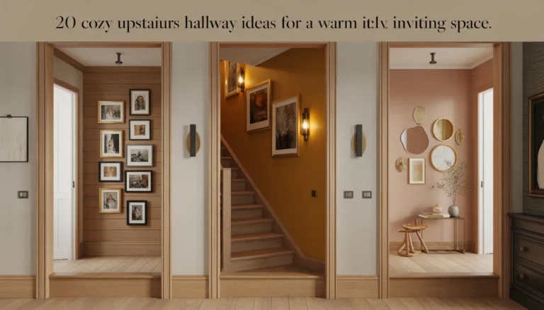 20 Cozy Upstairs Hallway Ideas for a Warm Inviting Space