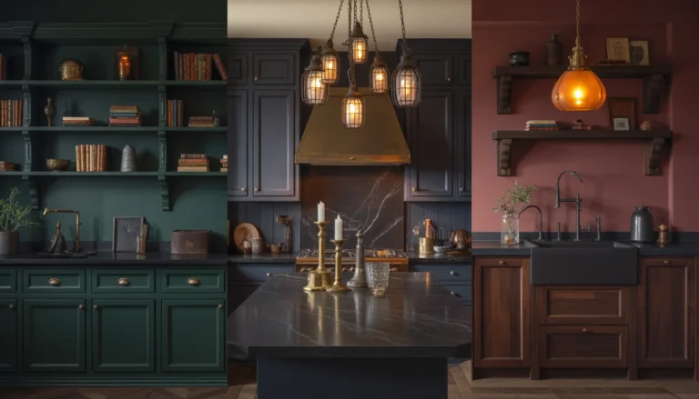 16 Moody Dark Academia Kitchen Ideas for a Rich Vintage Feel