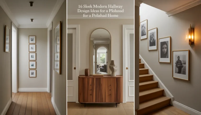 16 Sleek Modern Hallway Design Ideas for a Polished Home