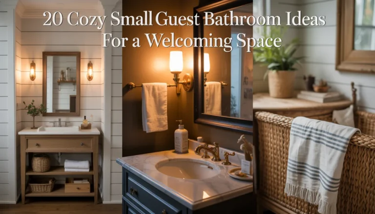20 Cozy Small Guest Bathroom Ideas for a Welcoming Space
