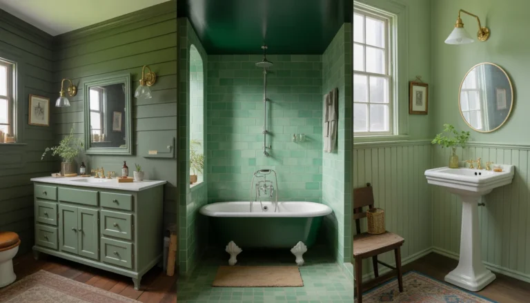 15 Serene Green Bathroom Ideas for a Fresh Natural Retreat